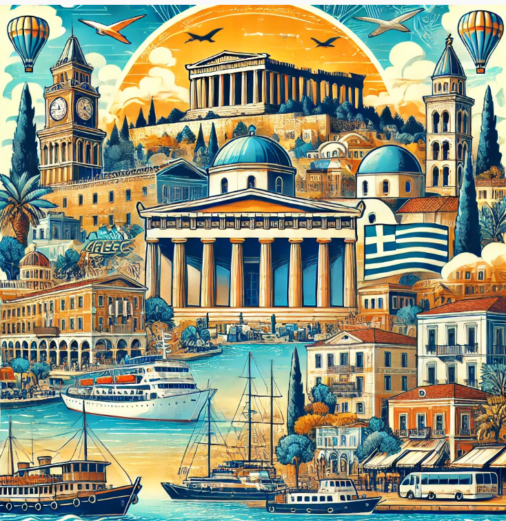 cities on greece